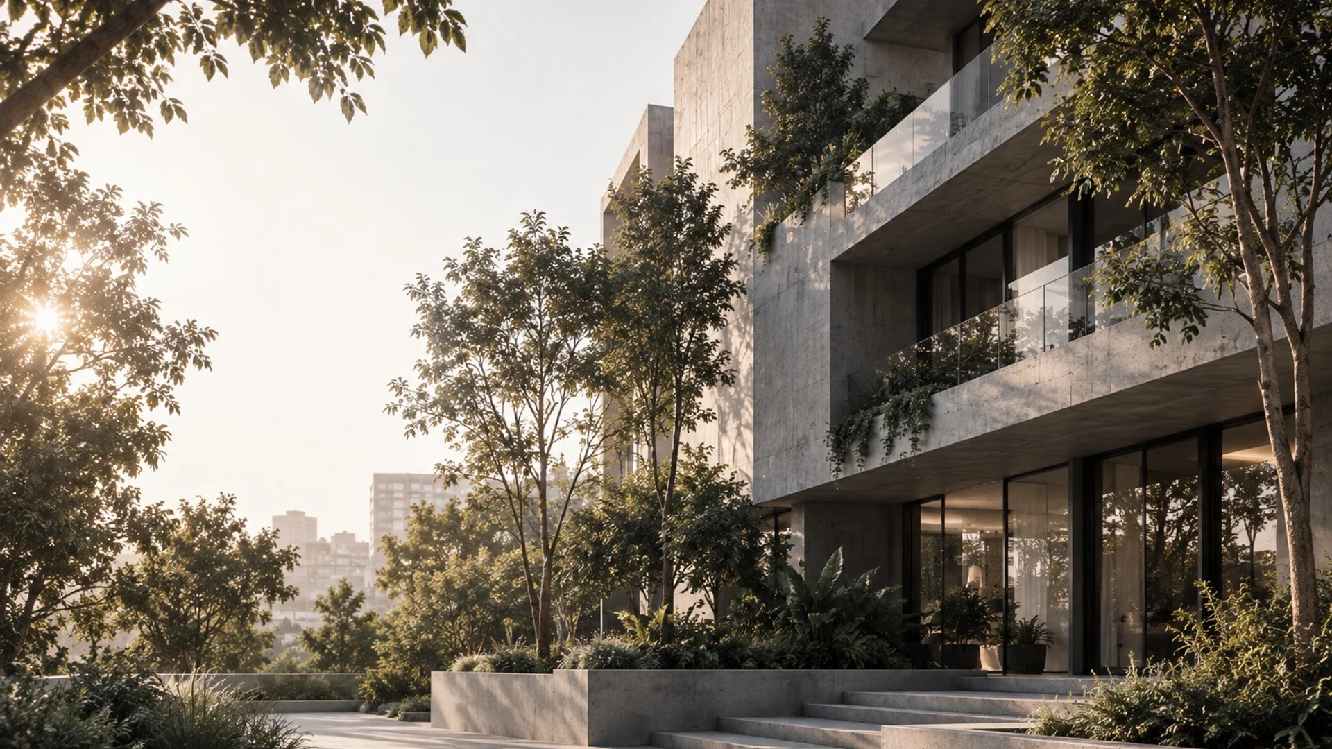 Arquitectura y espacios comunes de un edificio residencial. Imagen ilustrativa.